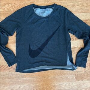 Nike Dark Gray Long Sleeve Shirt